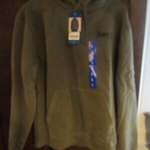 Men's Large PUMA Military Green Pullover Hoodie NWT!